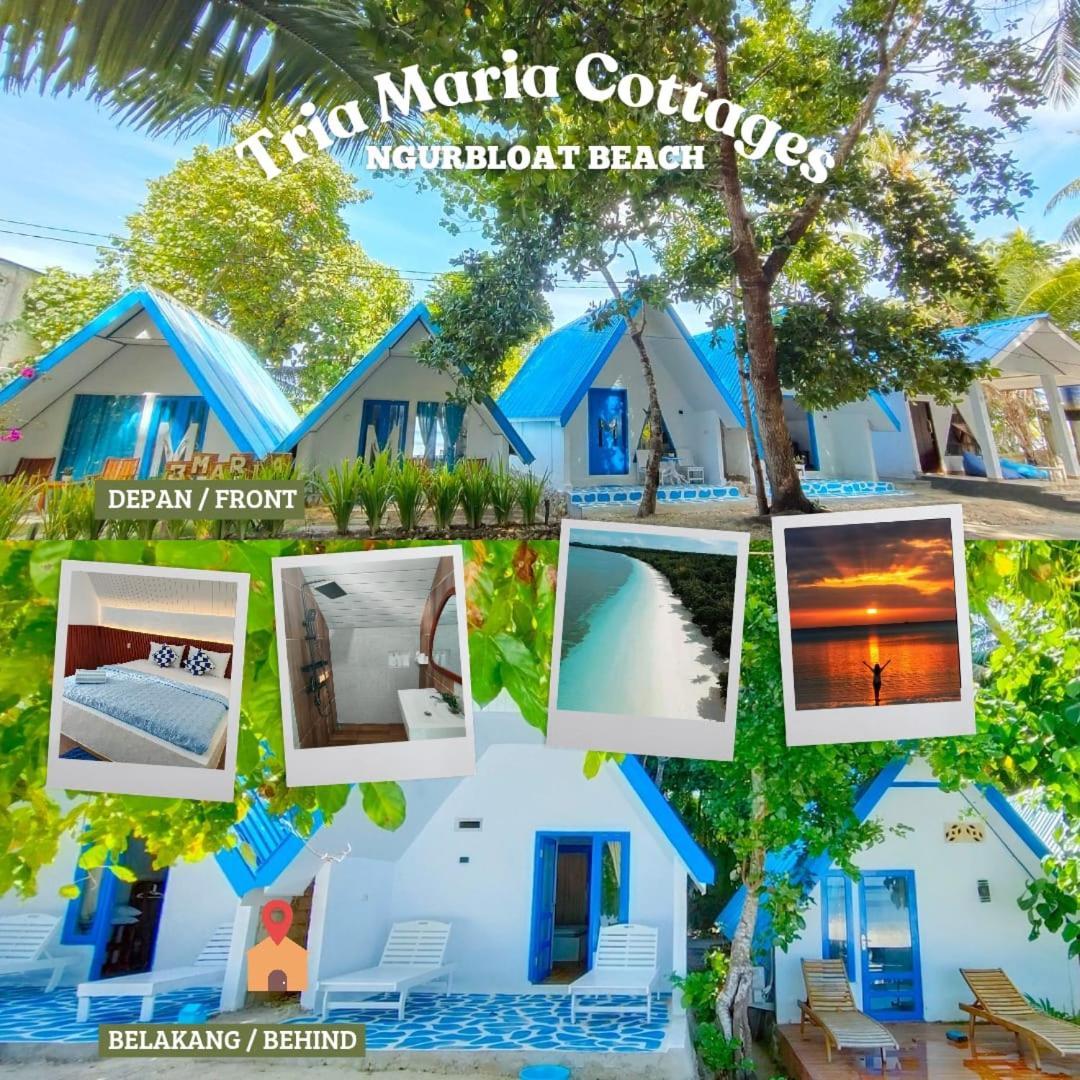Tria Maria Cottage Ngurbloat Exteriér fotografie